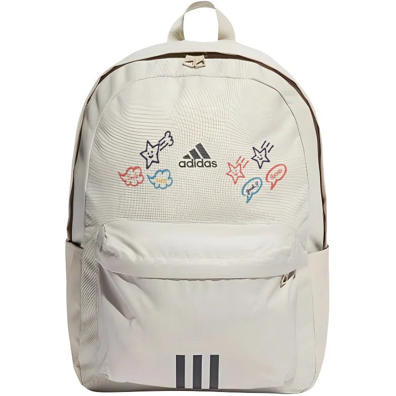 adidas Classic Badge Backpack Light Grey Black