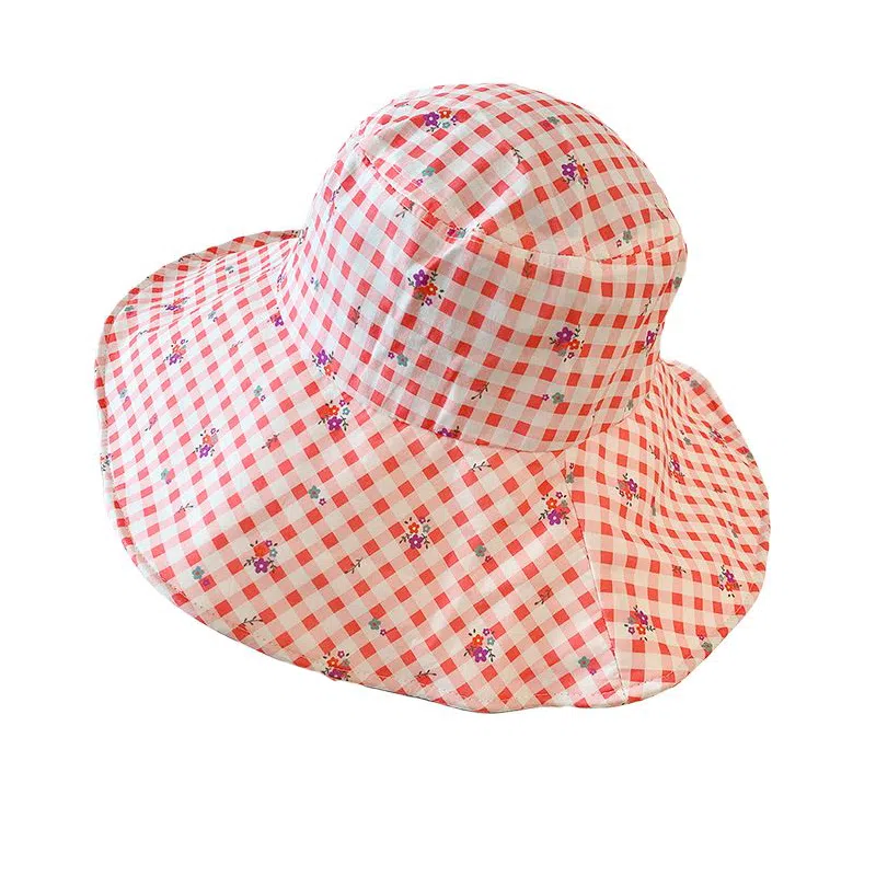 艾佳微 可爱时尚设计百搭防晒显脸小 棉 渔夫帽 男女同款情侣款