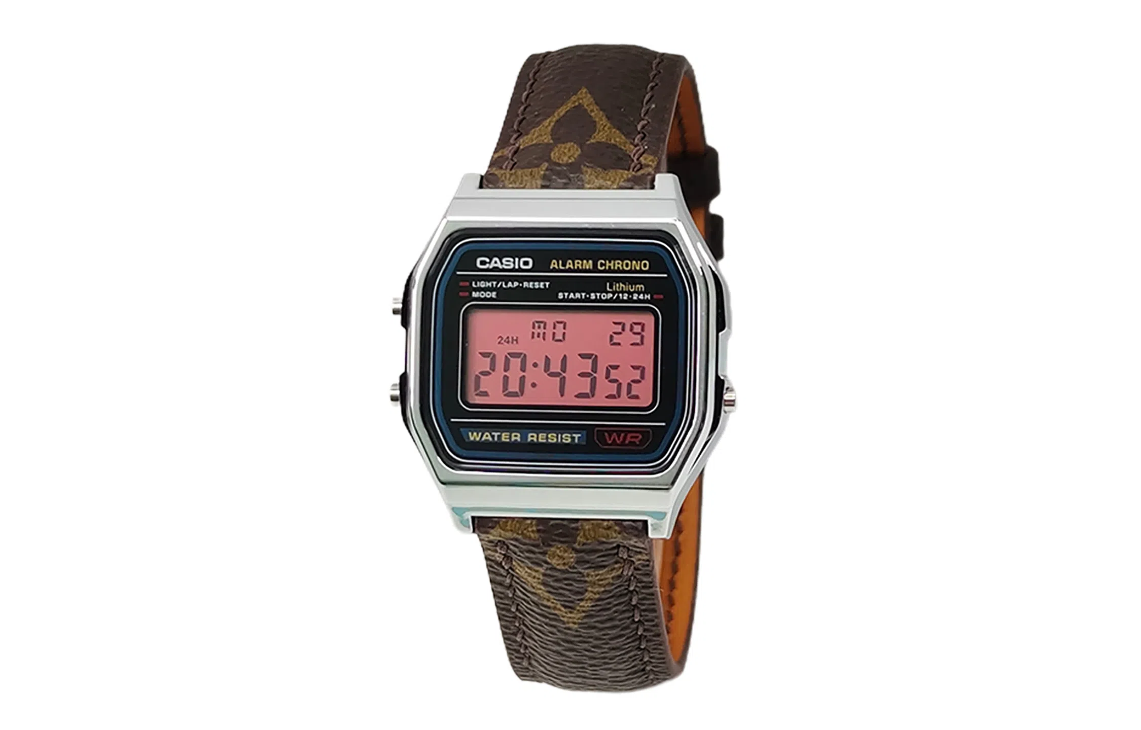 CASIO A158WA-1-Damier Ignis