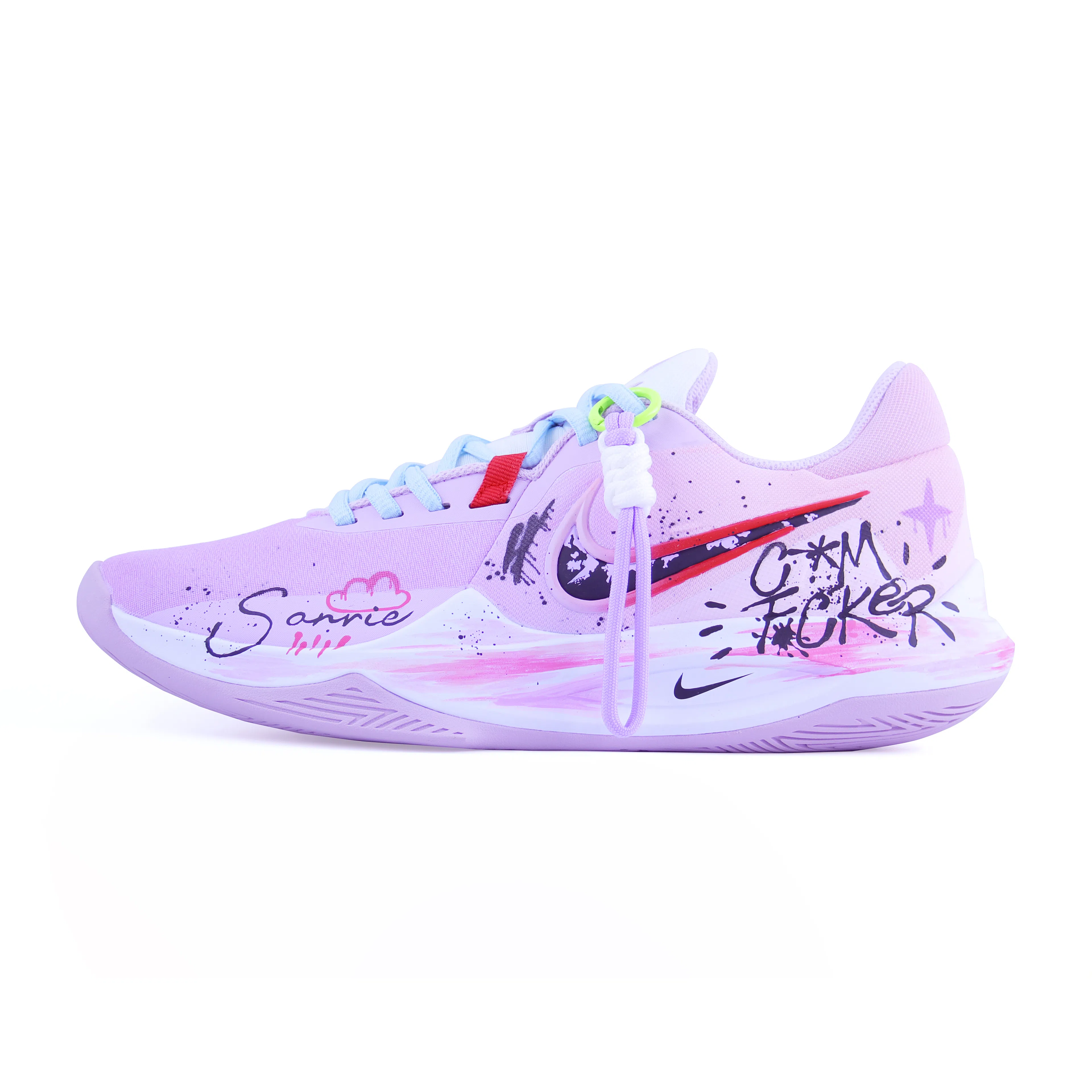 Nike Precision 6 White Pink Purple