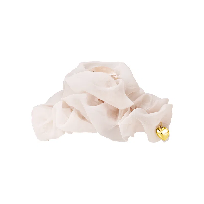 芒果饰品 云朵褶皱抓夹 亚克力 发夹 女款