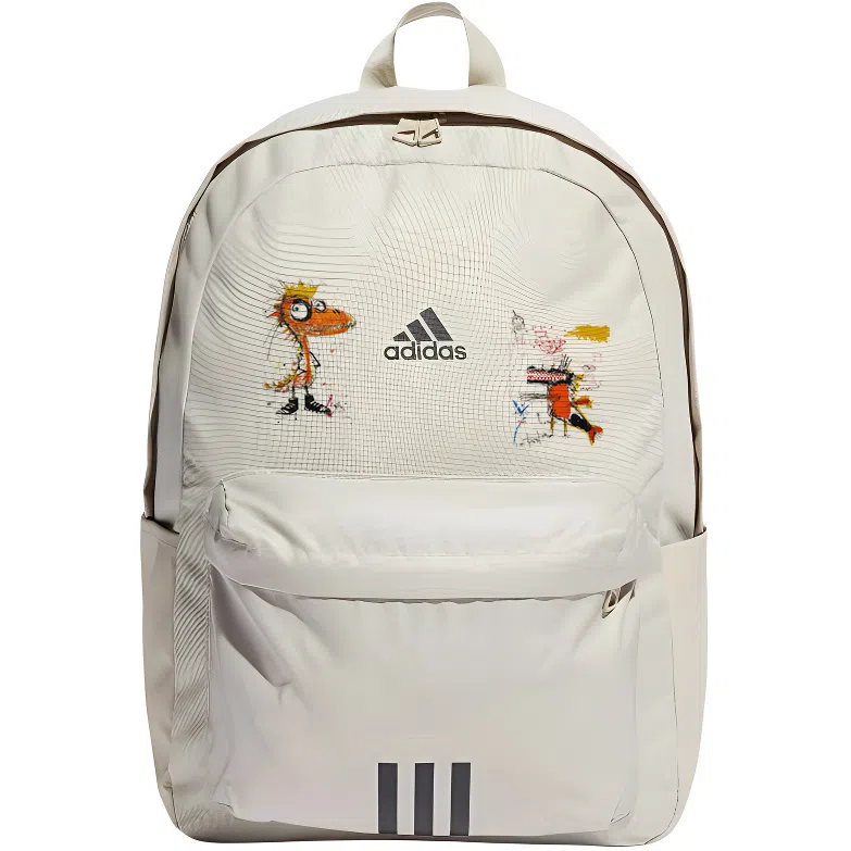 adidas Classic Badge Backpack Light Grey Black