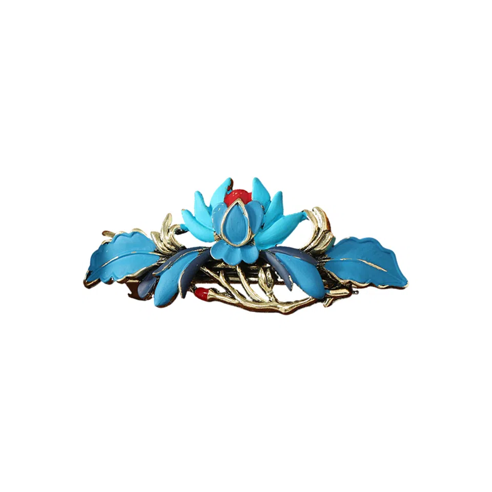 蒙妮 复古绝美优雅气质国风百搭 合金 发夹 女款