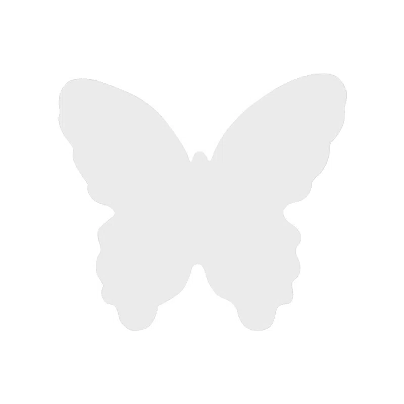 悦语 网红蝴蝶化妆镜月亮影楼户外拍照镜加厚创意摆拍神器