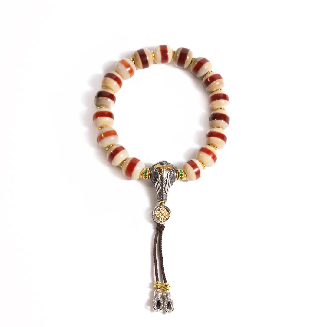 【一线药师·925银】 极限弧 吉祥平安招财藏式高级手持 简约精致 小众潮酷 个性百搭 传统玄学#好运 玛瑙 手串 男女同款情侣款