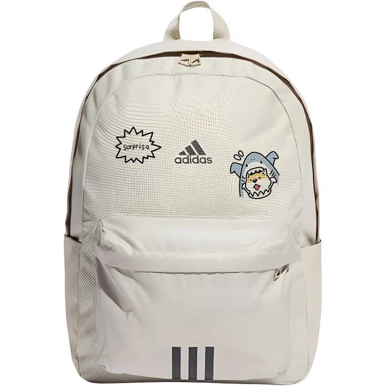 adidas Classic Badge Backpack Light Grey Black