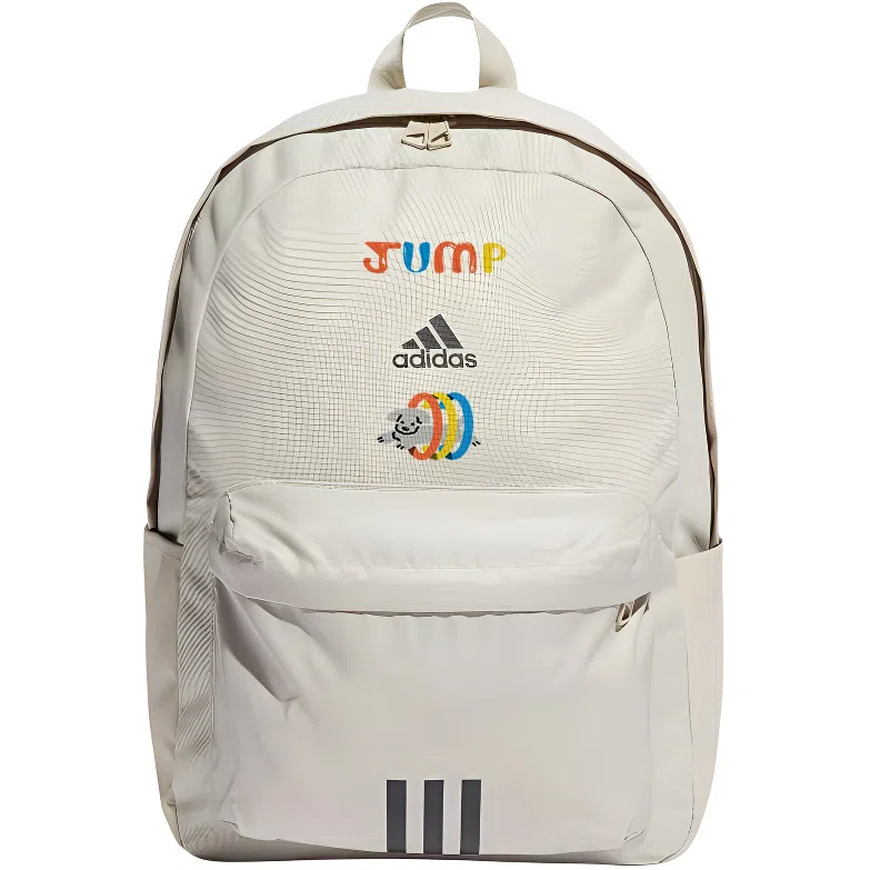 adidas Classic Badge Backpack Light Grey Black