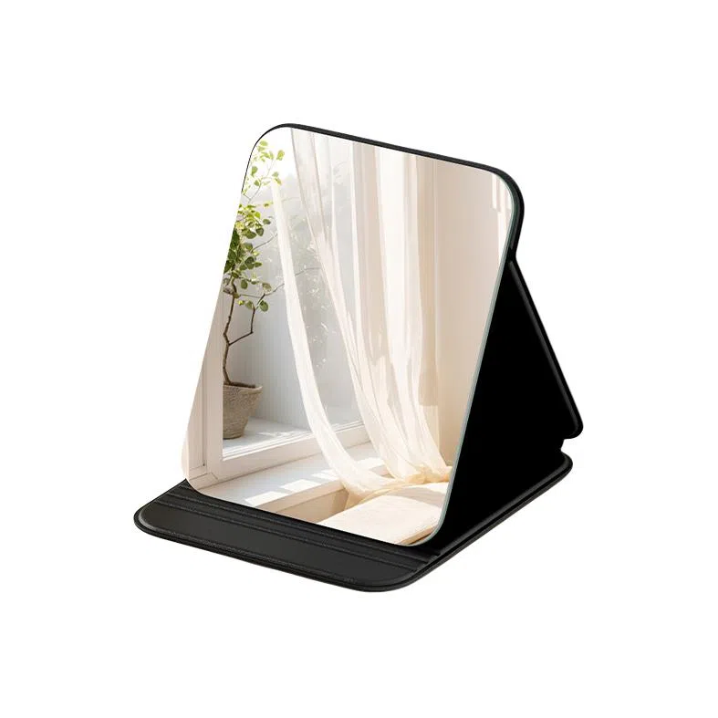 馨枕居 桌面小镜子女随身携带化妆镜子折叠便携学生宿舍专用家用手持