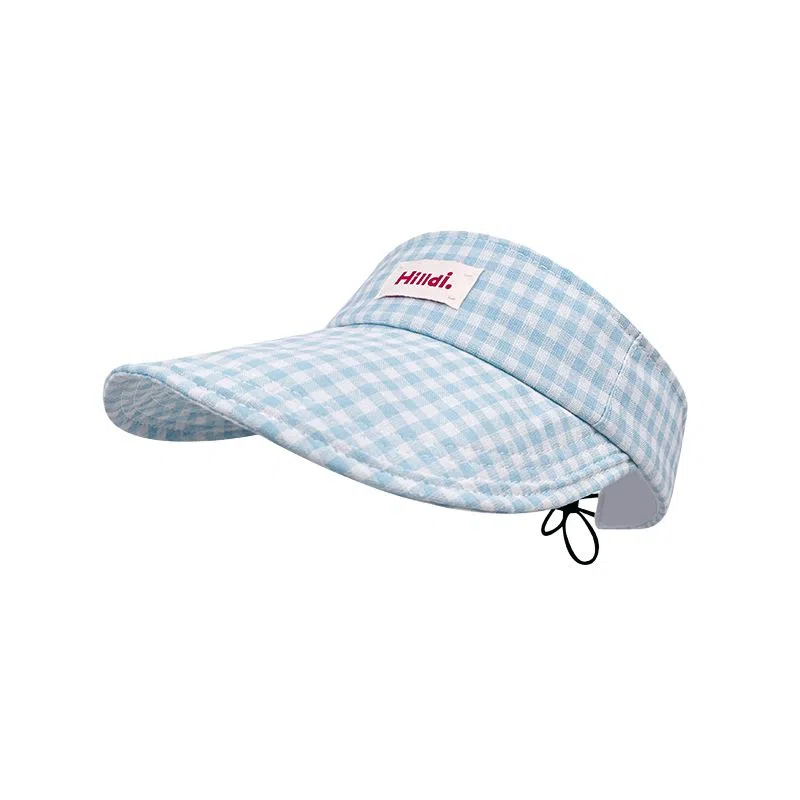 艾佳微 小清新蝴蝶结空顶帽夏季防紫外线遮阳帽显脸小简洁方便 棉 防晒帽 男女同款情侣款