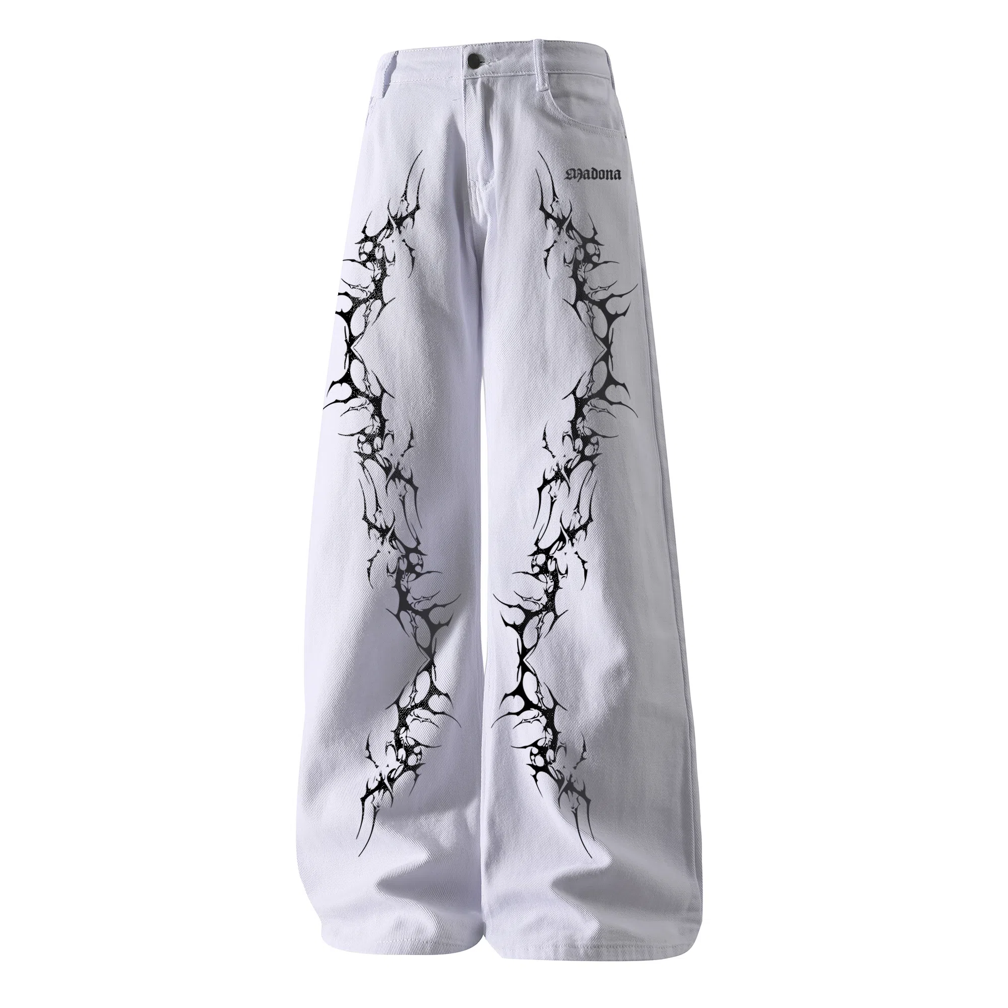 MADONA Vintage Lightning Logo Jeans