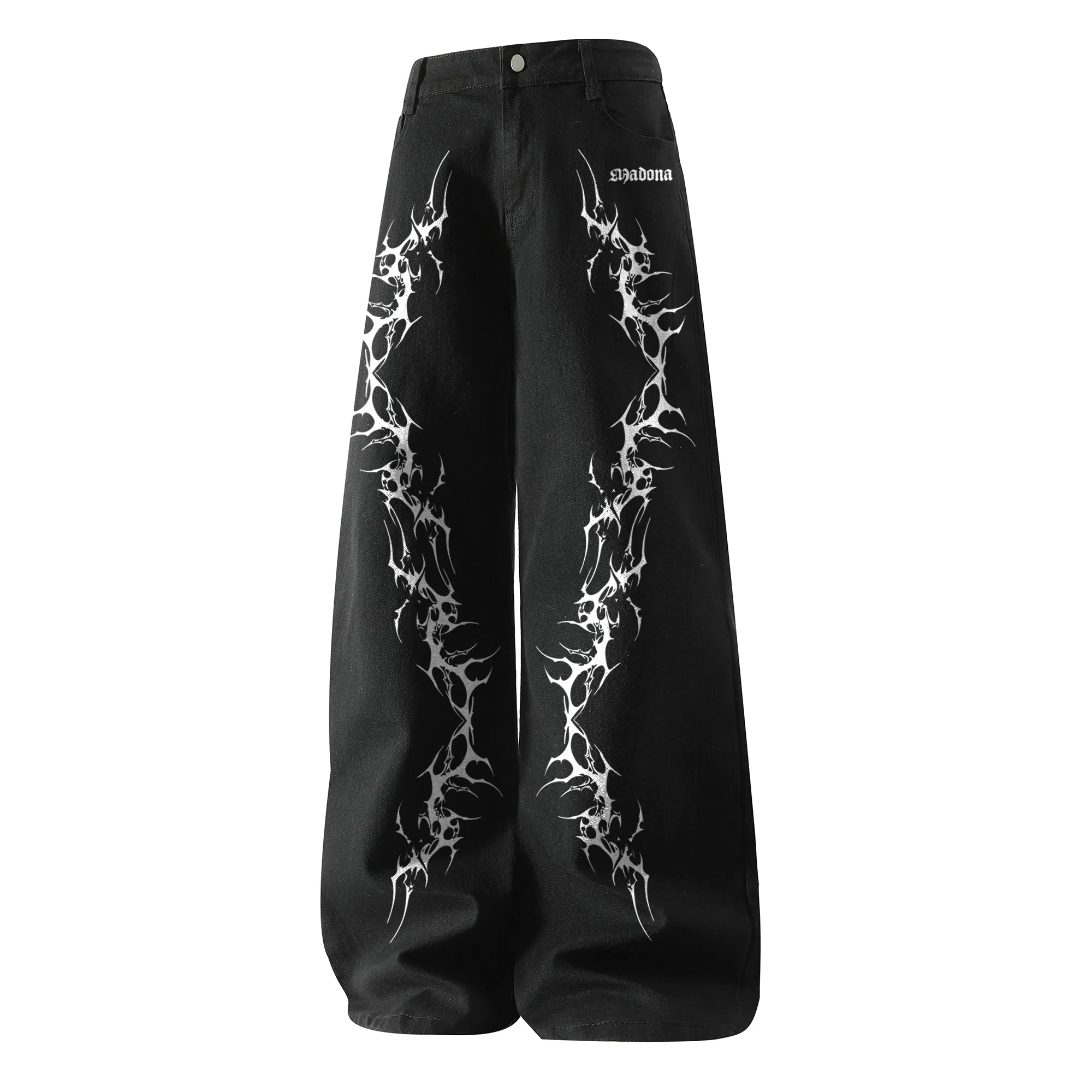 MADONA Vintage Lightning Logo Jeans