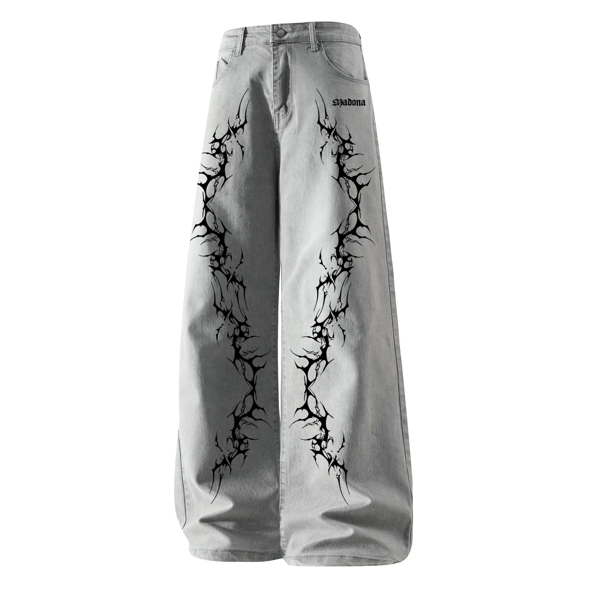 MADONA Vintage Lightning Logo Jeans