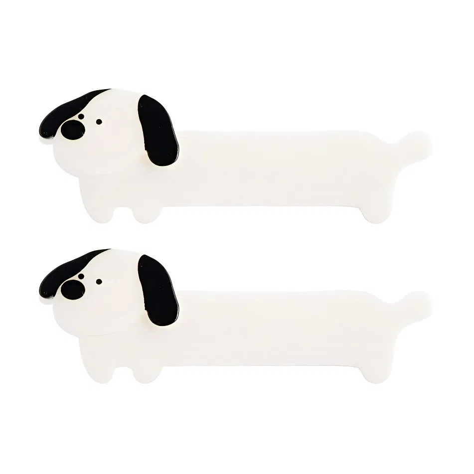 希铃 可爱卡通小狗碎发 亚克力 发夹 女款