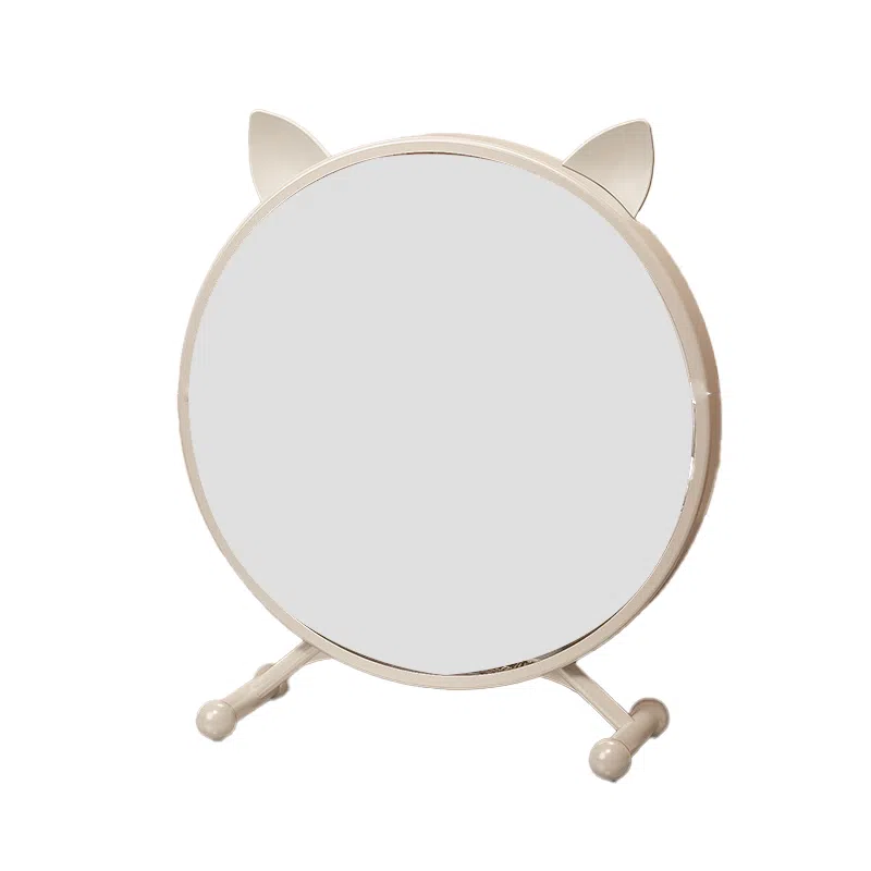 馨枕居 台式化妆镜子桌面大号卧室带灯网红梳妆台宿舍智能美妆镜