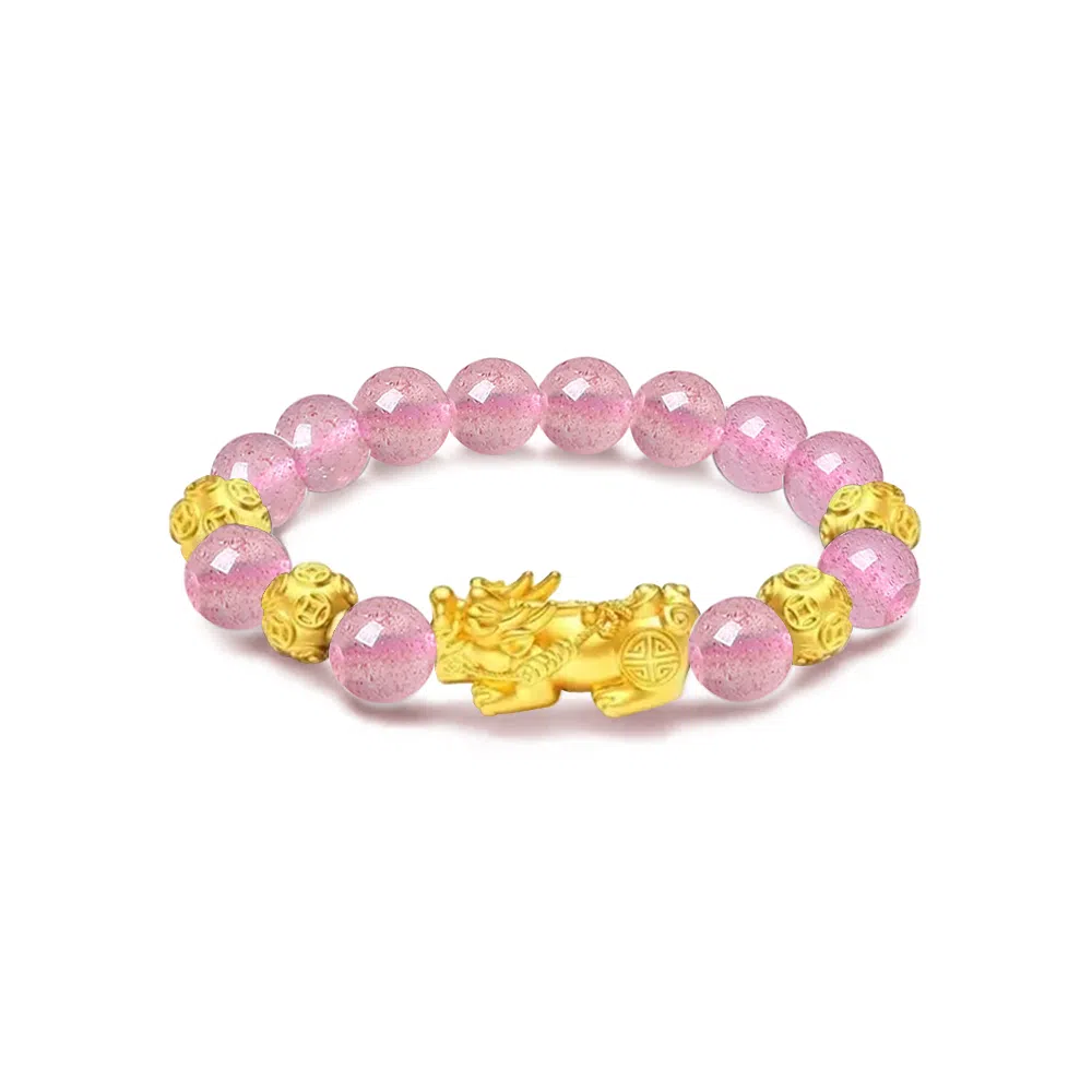 【S999足银纯银】 七七银饰 招财貔貅 吞金瑞兽 吉祥如意 福气满满财源滚滚 新中式国风高级感 琉璃 手串 男女同款情侣款