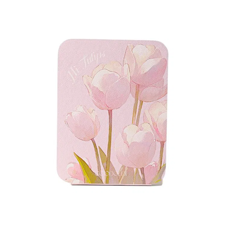 馨枕居 折叠化妆镜办公室桌面小镜子女学生宿舍专用便携台式梳妆镜