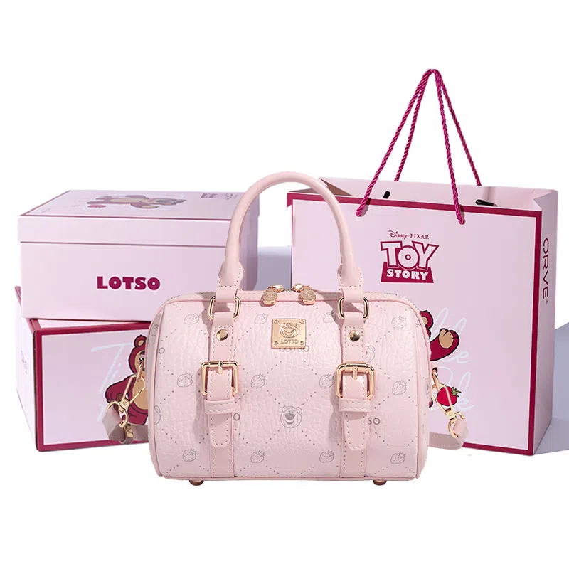 Disney Strawberry Bear Series Boston Bag