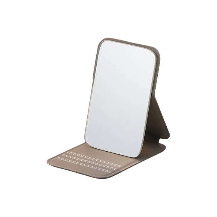 馨枕居 桌面小镜子化妆镜女随身便携式可立折叠家用高清
