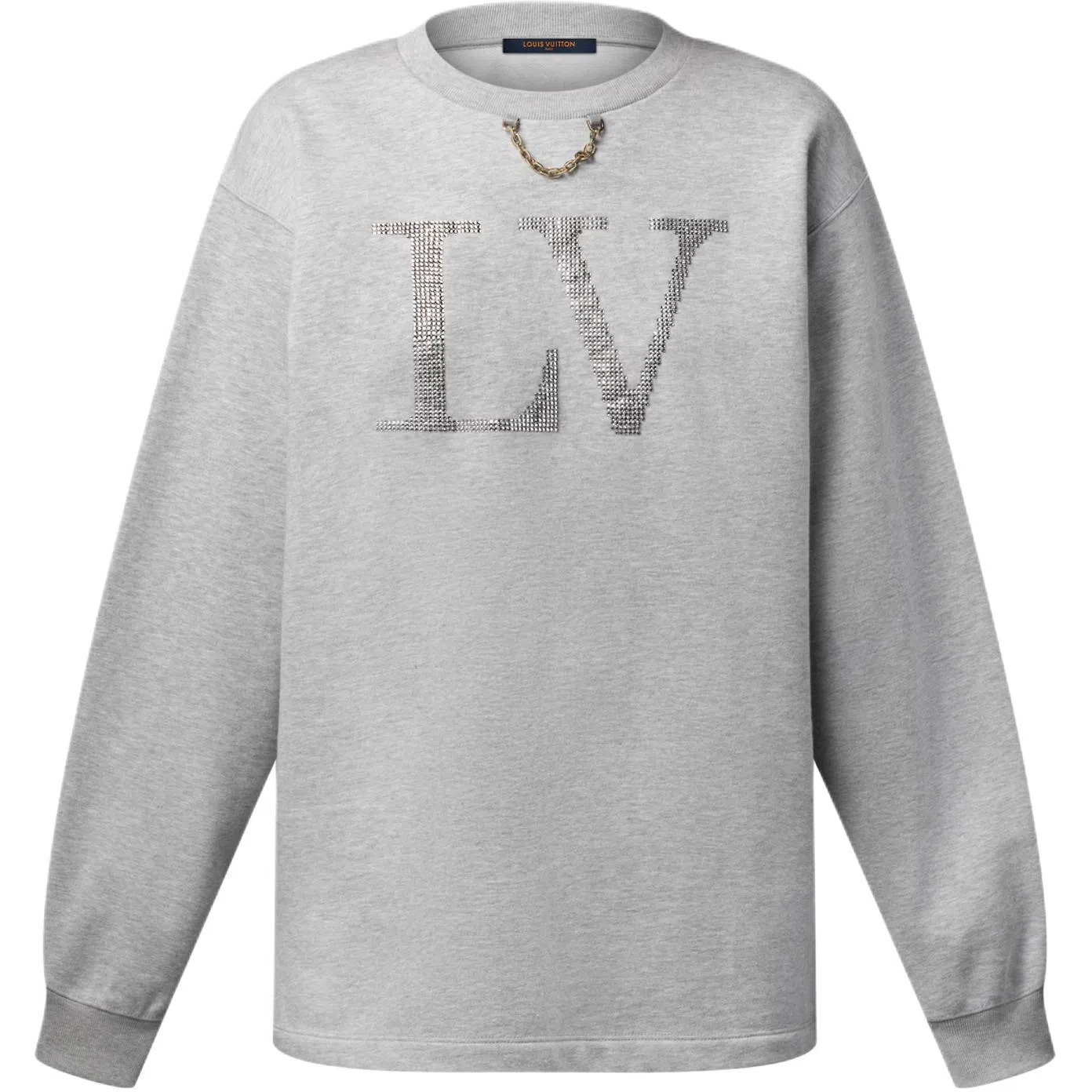 Louis Vuitton SS25 Rhinestone Knit Sweater