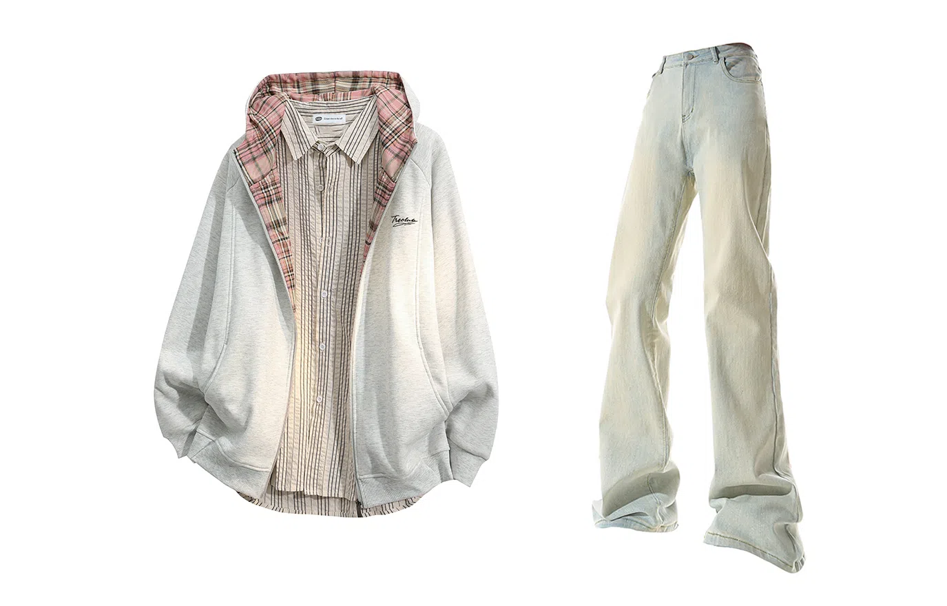 tre club Vintage Letter Print Set