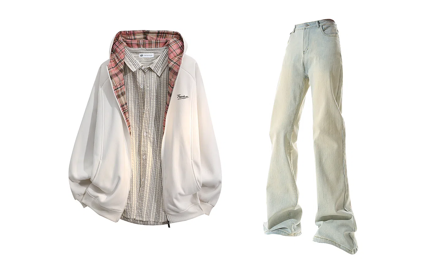 tre club Vintage Letter Print Set