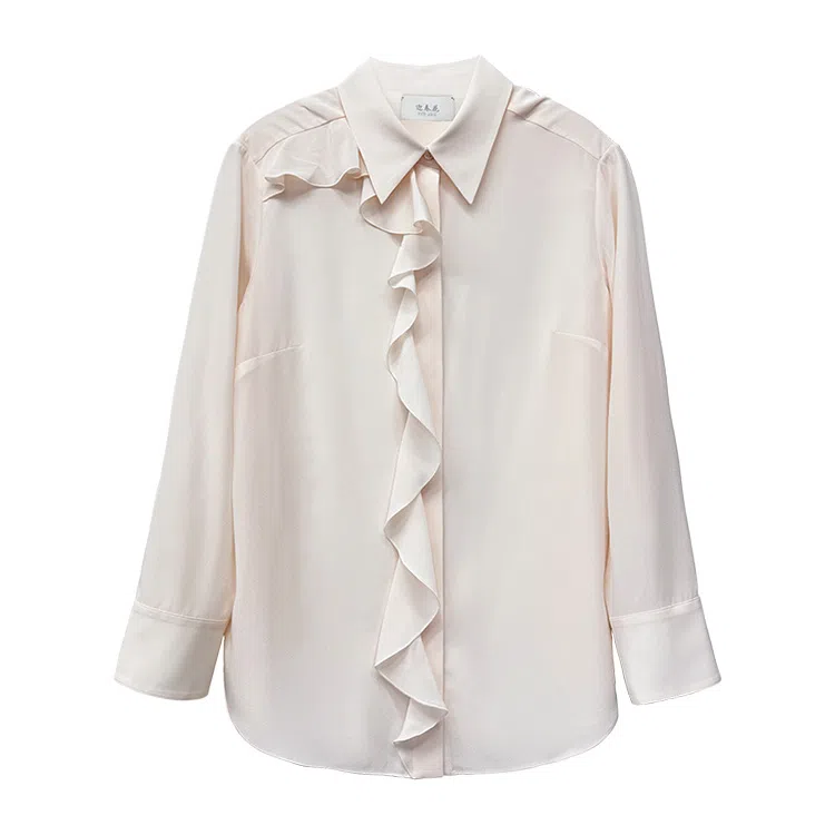 桑罗 防晒衬衣优雅女装上衣长袖衬衫 女款