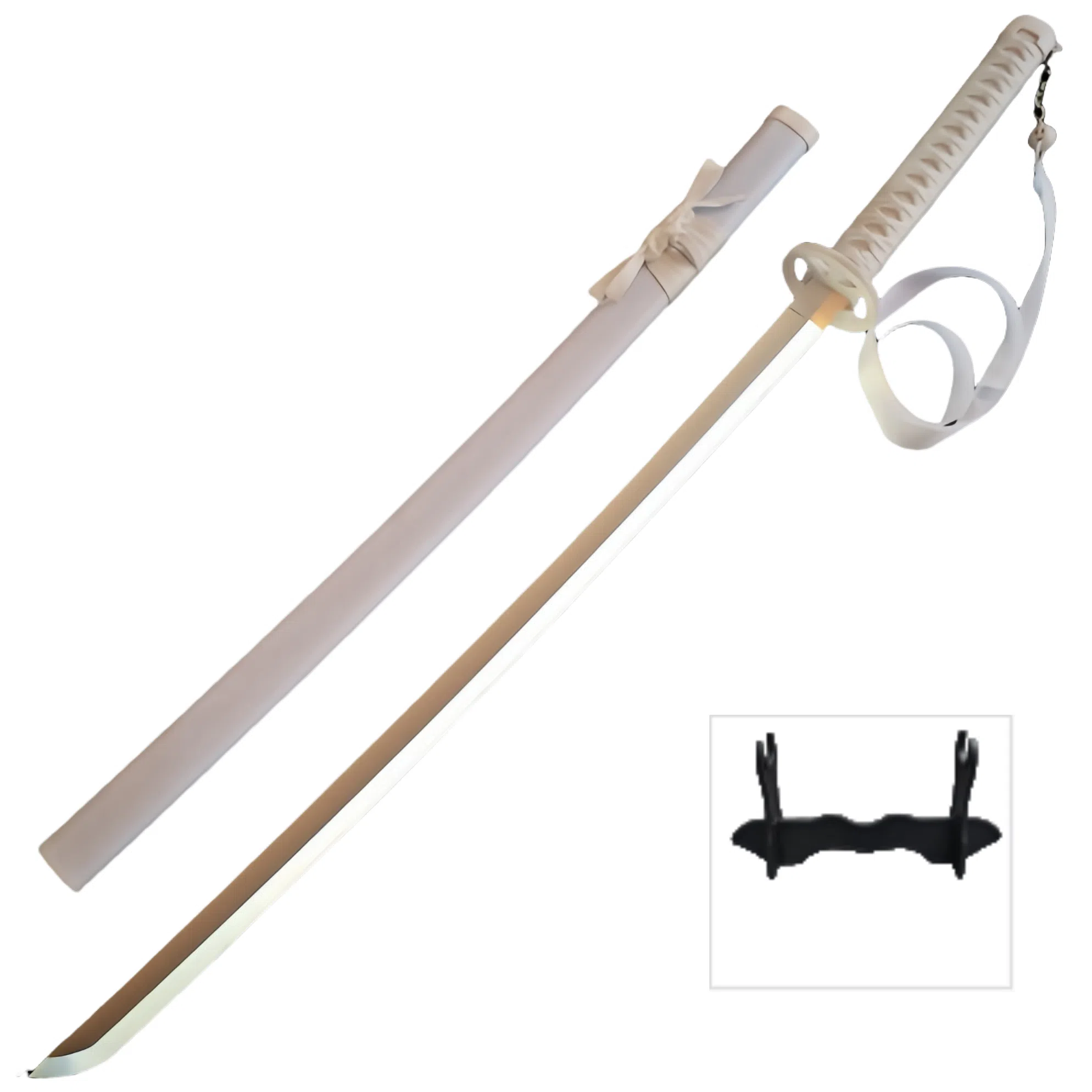 悦米乐 充电发光刀剑死神袖白雪木刀 练习道具 成品模型