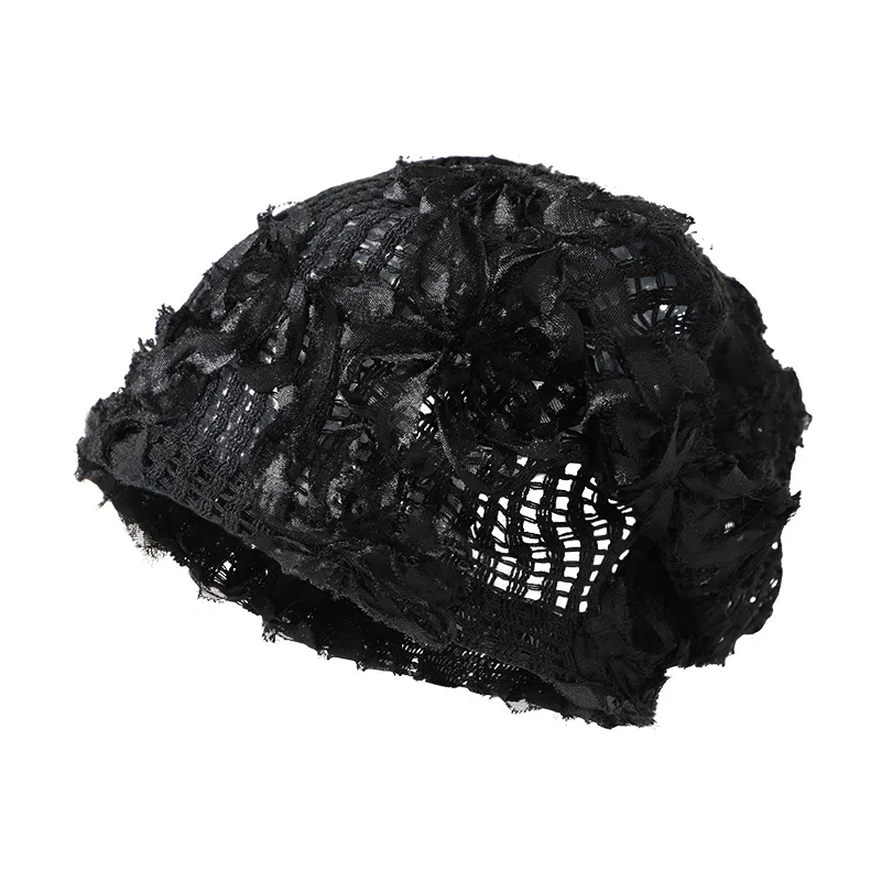 南极人 月子帽夏薄款孕产妇外出防风包头帽睡觉可戴空调房防头风无压感睡帽洋气好看 堆堆 帽子 女款