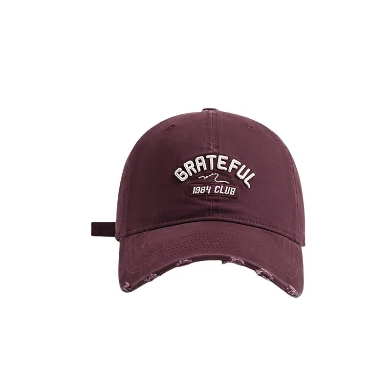 艾佳微 韩式棒球字母刺绣潮搭软顶显脸小宽檐大头围时尚质感 棉 鸭舌帽 男女同款情侣款