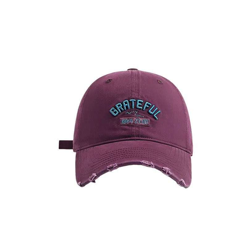 艾佳微 韩式棒球字母刺绣潮搭软顶显脸小宽檐大头围时尚质感 棉 鸭舌帽 男女同款情侣款