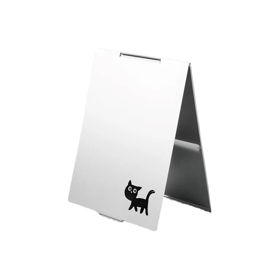 馨枕居 化妆镜小镜子折叠便携随身梳妆镜宿舍桌面台式翻盖