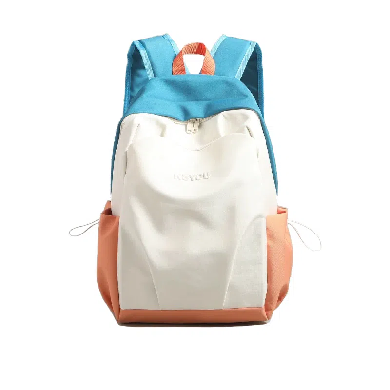 揽月 撞色简约学生通勤百搭 牛津布 书包背包双肩包 男女同款情侣款 多色