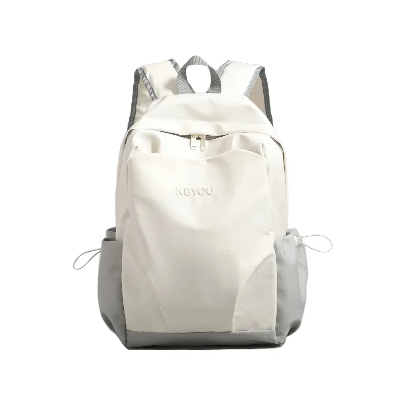 揽月 撞色简约学生通勤百搭 牛津布 书包背包双肩包 男女同款情侣款 多色