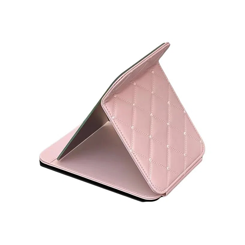 馨枕居 化妆镜简约梳妆镜便携随身折叠镜梳妆台旅行携带家用桌面台式镜子