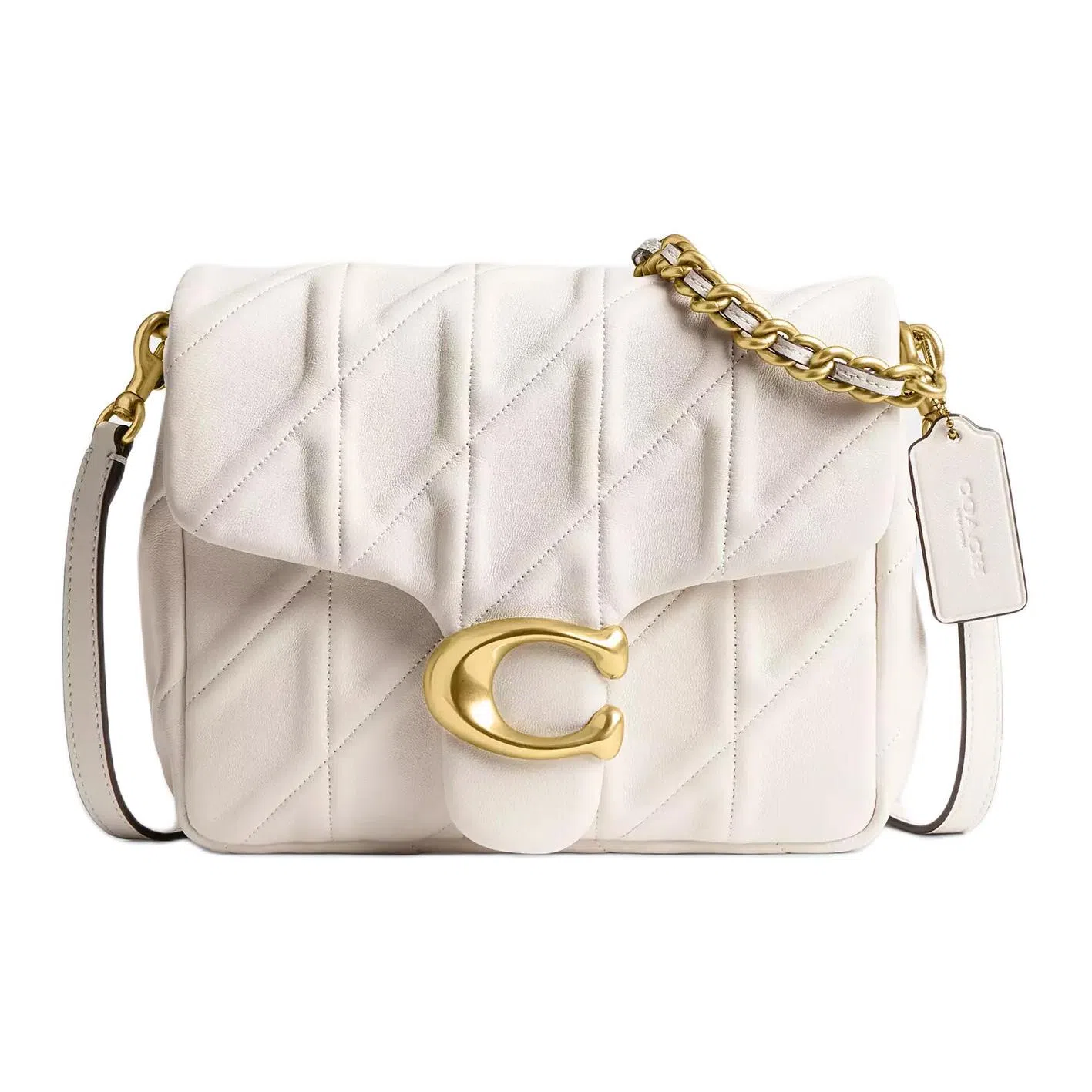 COACH Tabby 20 Chalk White