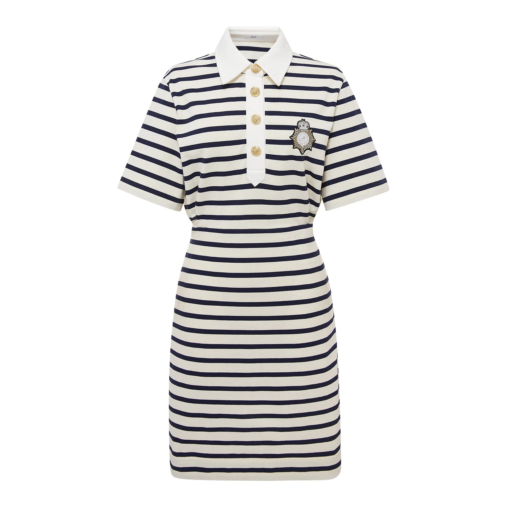 d'zzit Knit Short Sleeve Dress Deep Khaki