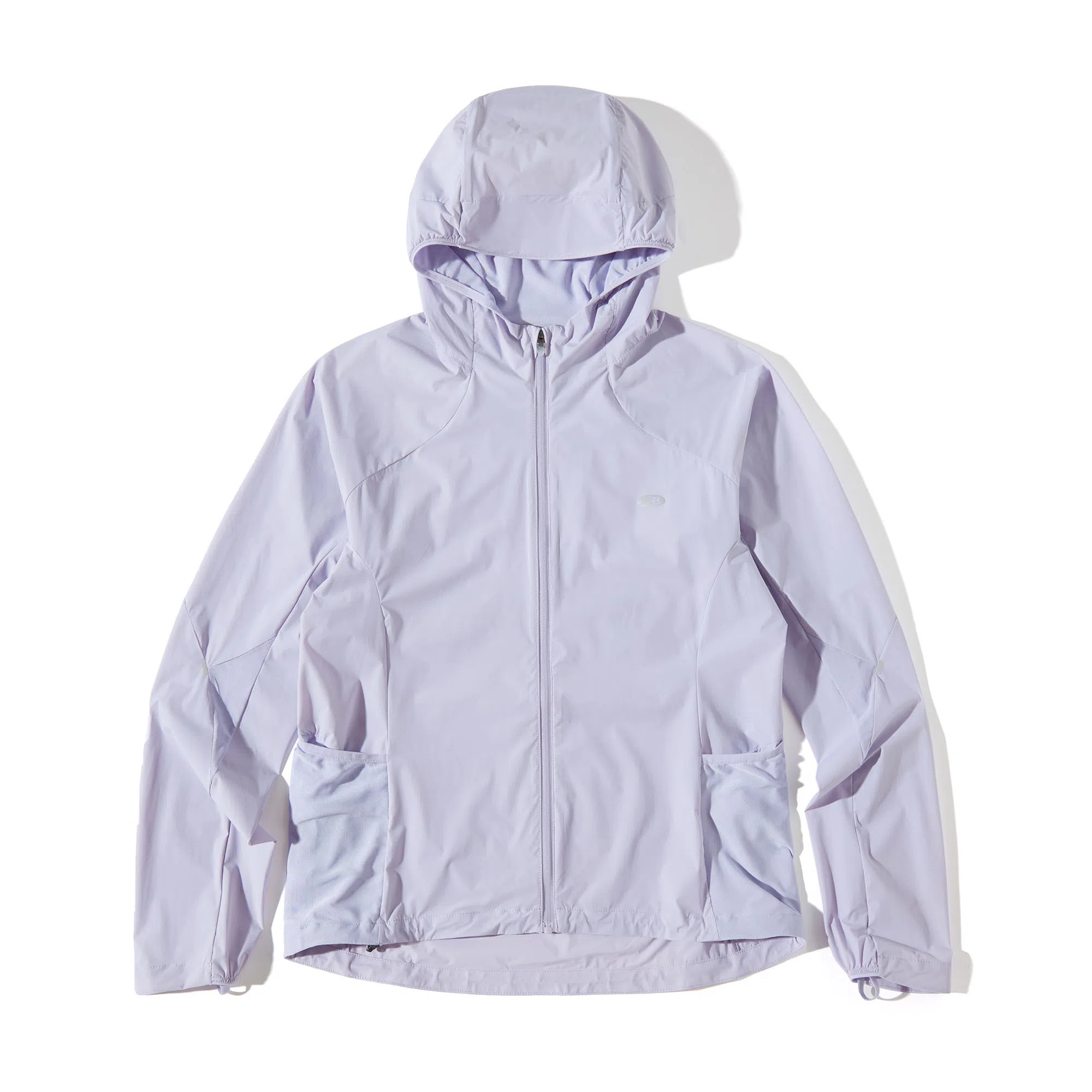Lanqi Ice Shadow Hooded Sun Protection Jacket Light Purple