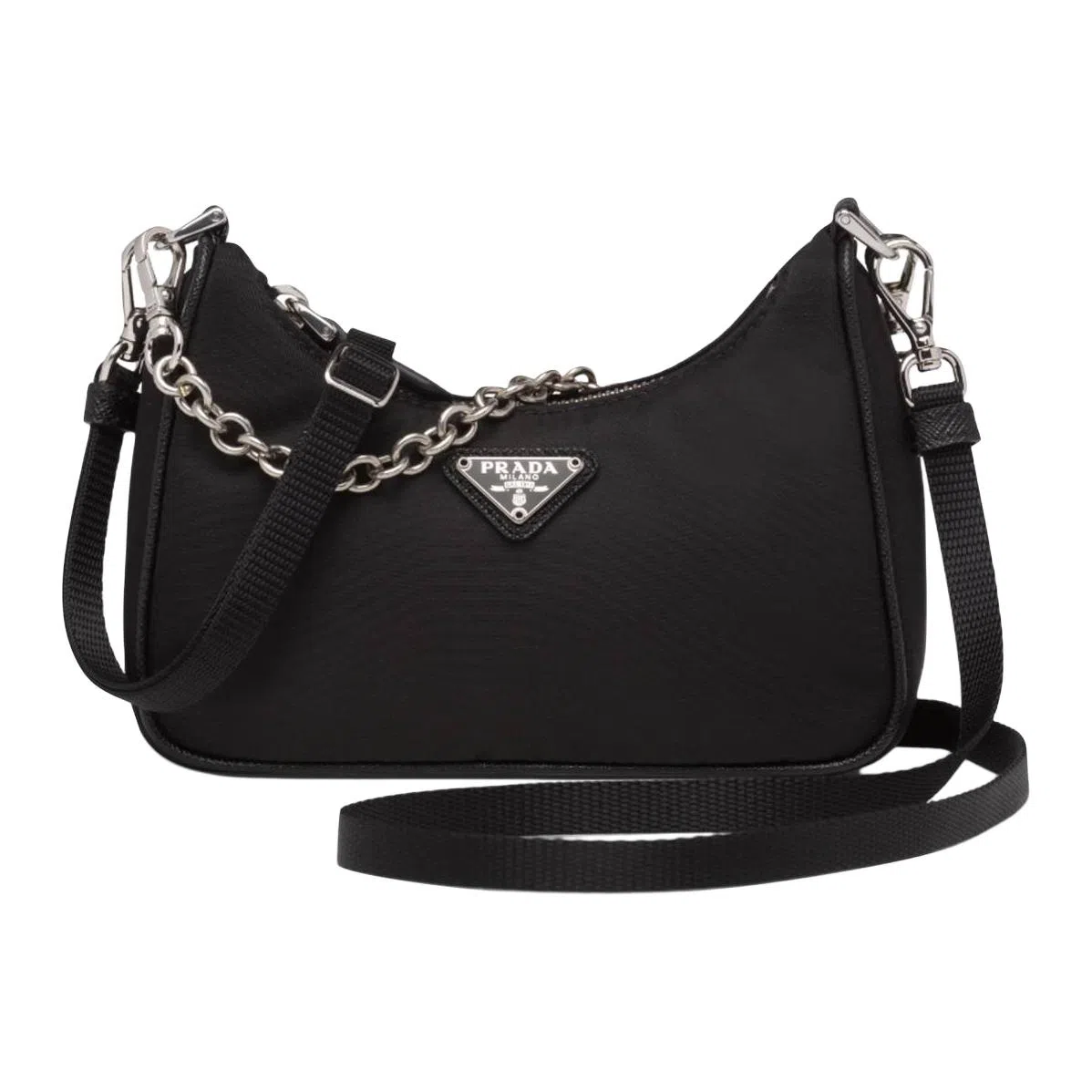Prada Re-Edition Hobo Mini Black