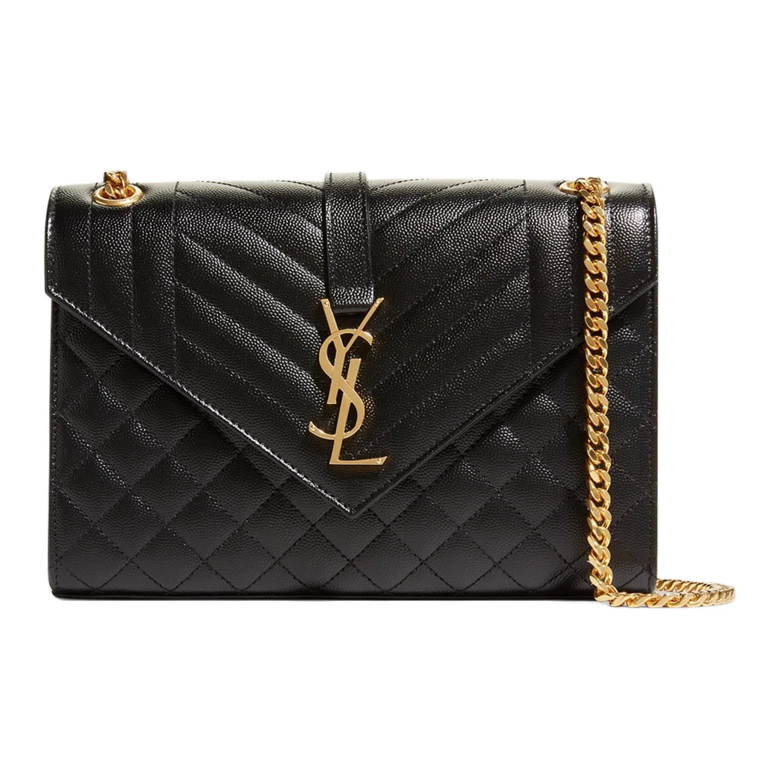 Saint Laurent Envelope Bag Black