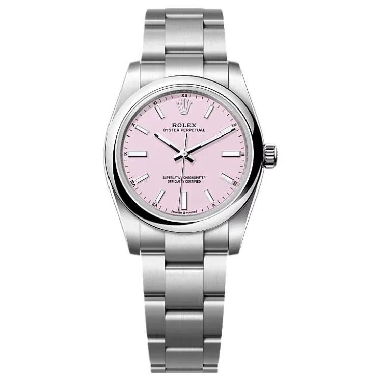 Rolex Oyster Perpetual 34mm Pink Dial