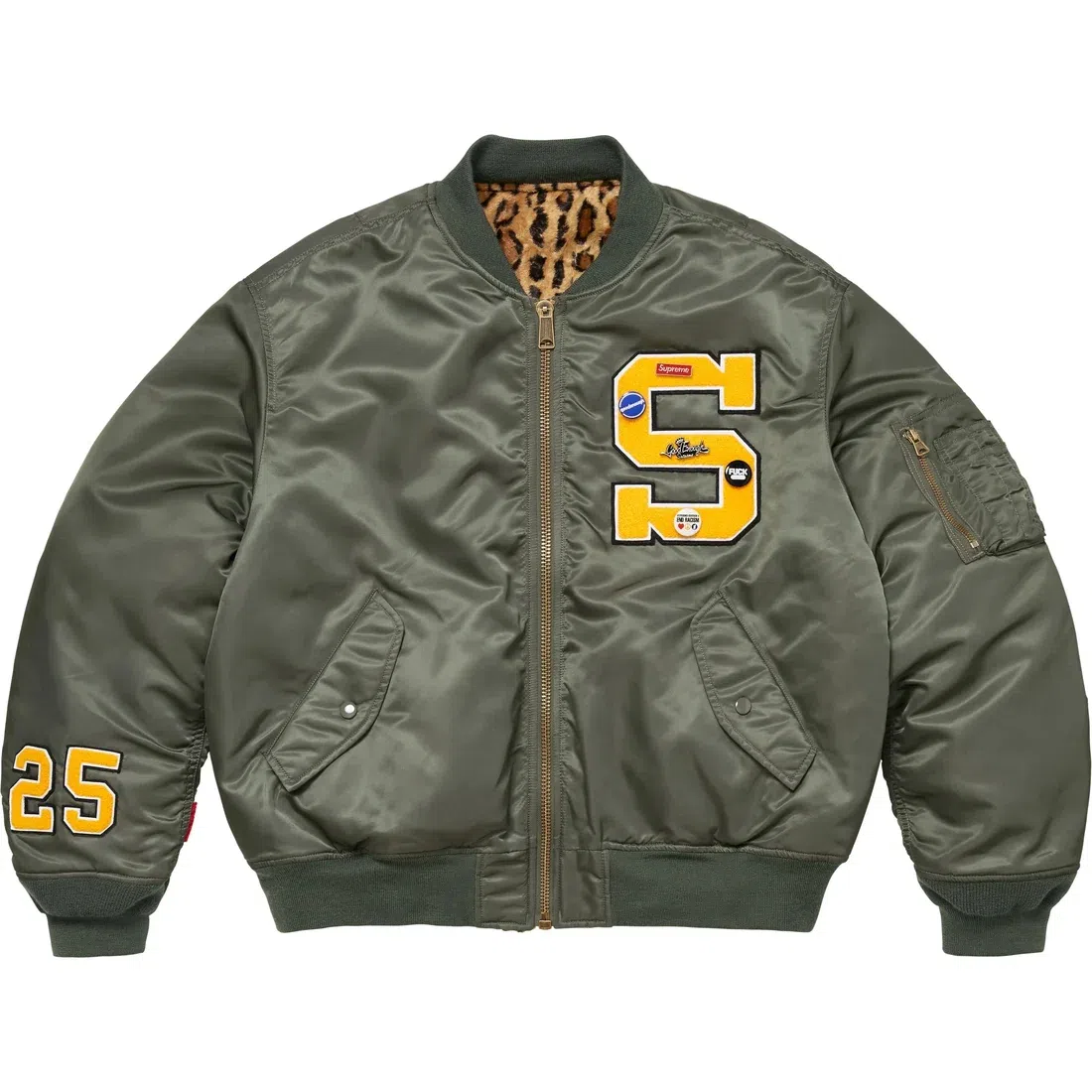 Supreme x GOODENOUGH SS25 WEEK15 Reversible MA-1 logo