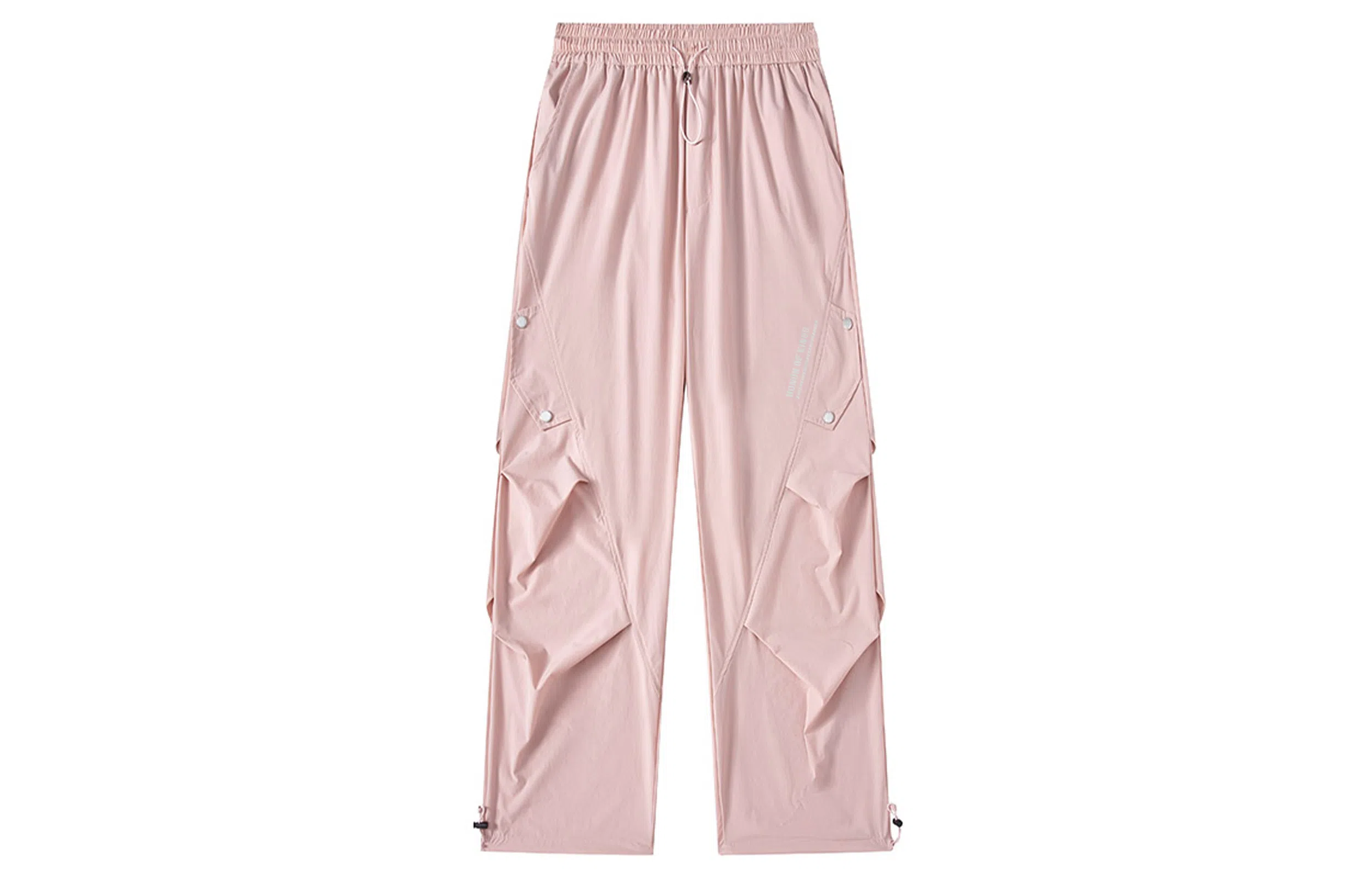 王者荣耀 美式薄款户外工装伞兵裤冰丝褶皱垂感宽松大码机能防皱风凉感速干透气旅行爬山超轻防泼水加肥加大休闲裤 男女同款