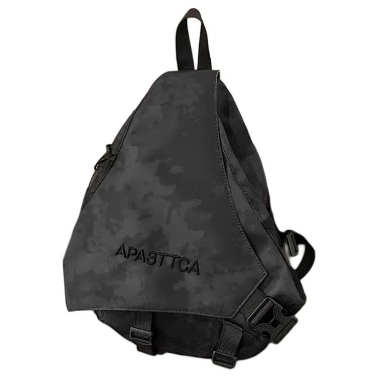 帕克熊 日常通勤大容量简约小众高颜值潮酷百搭 牛津纺 胸包 常规 男女同款情侣款 多色