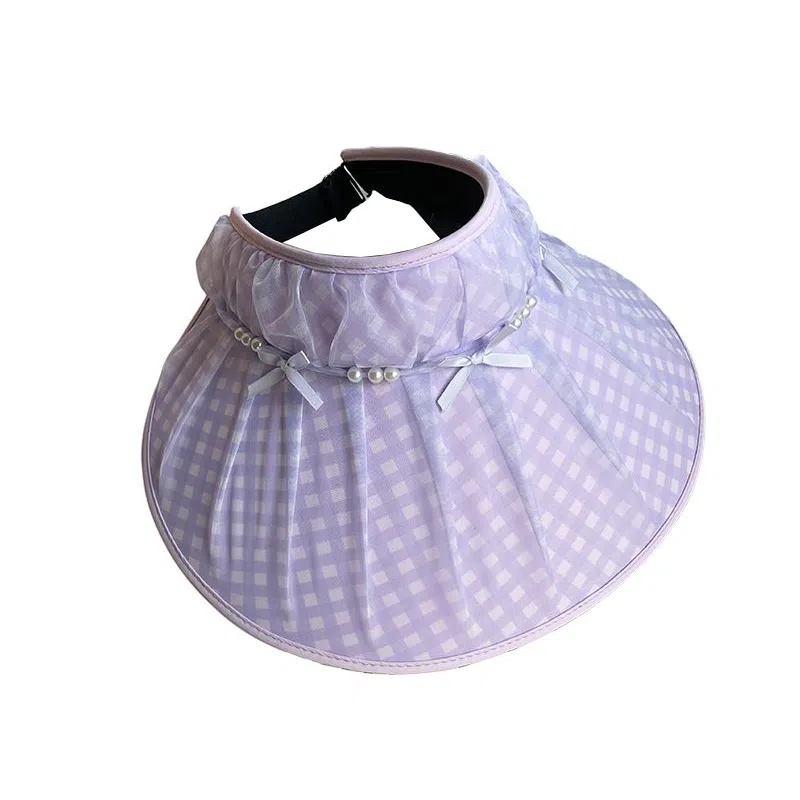 艾佳微 防紫外线韩版时尚百搭遮阳显脸小空顶 聚酯纤维 防晒帽 男女同款情侣款