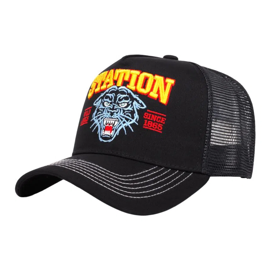 山一丸 户外运动封闭 个性嘻哈遮阳 棉 鸭舌帽 男女同款情侣款