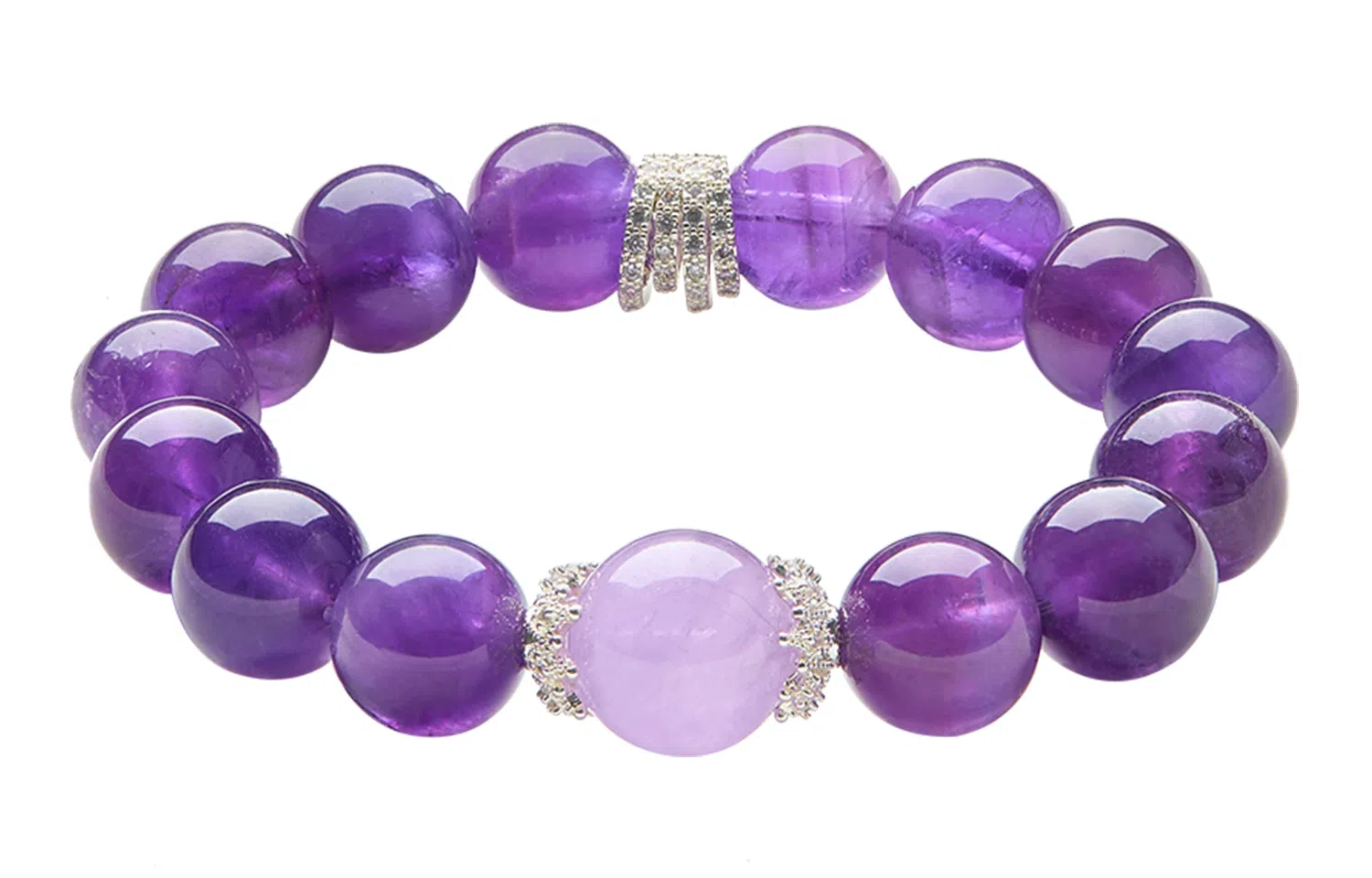 石头记 前途似锦 九紫离火 紫气东来 小众转运佛珠串珠 招财纳福转运旺事业疗愈能量磁场#好运 礼盒装天然 紫水晶 手串 女款