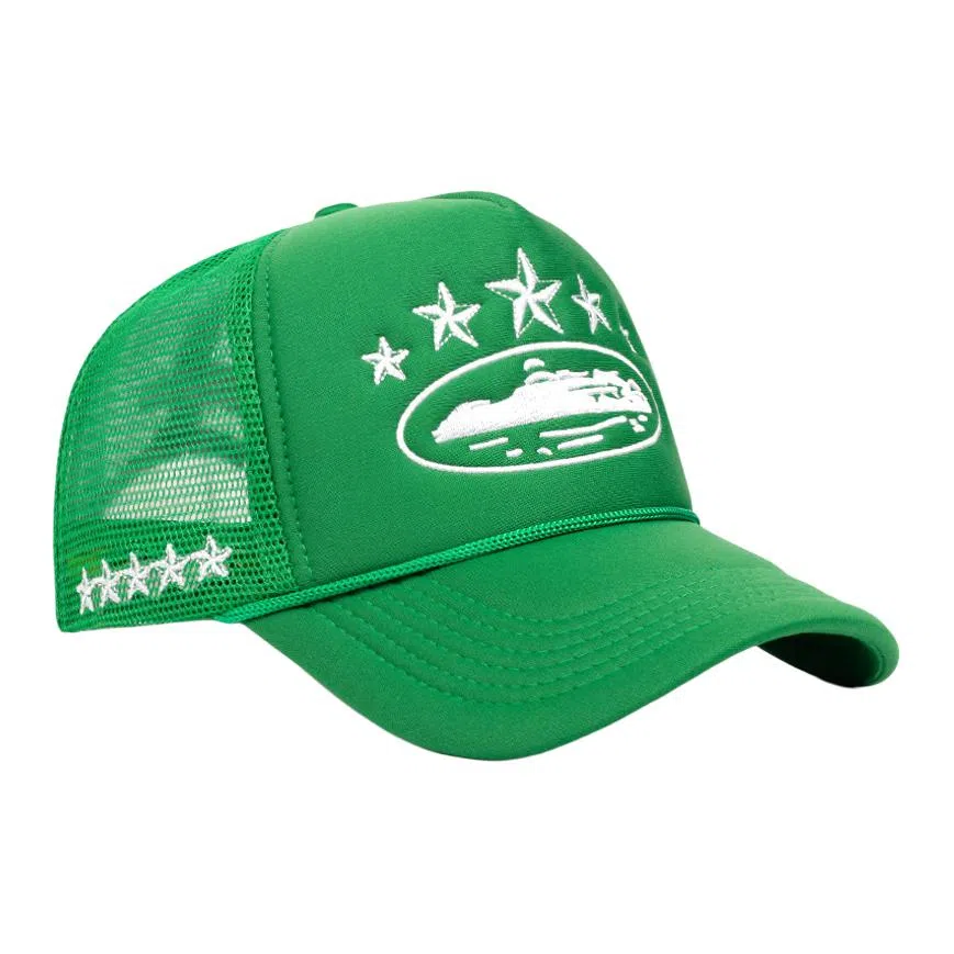 山一丸 美式卡车夏季刺绣遮阳街头潮流网 腈纶 鸭舌帽 男女同款情侣款