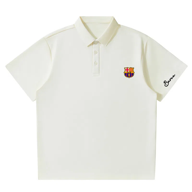 Barcelona Retro Logo Polo Shirt