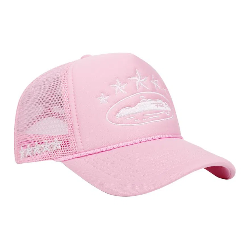 山一丸 美式卡车夏季刺绣遮阳街头潮流网 腈纶 鸭舌帽 男女同款情侣款