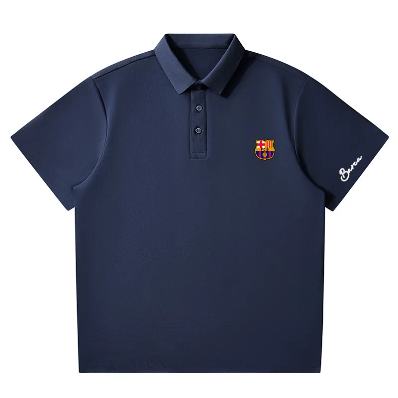 Barcelona Retro Logo Polo Shirt